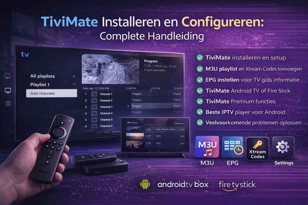 TiviMate Installeren en Configureren