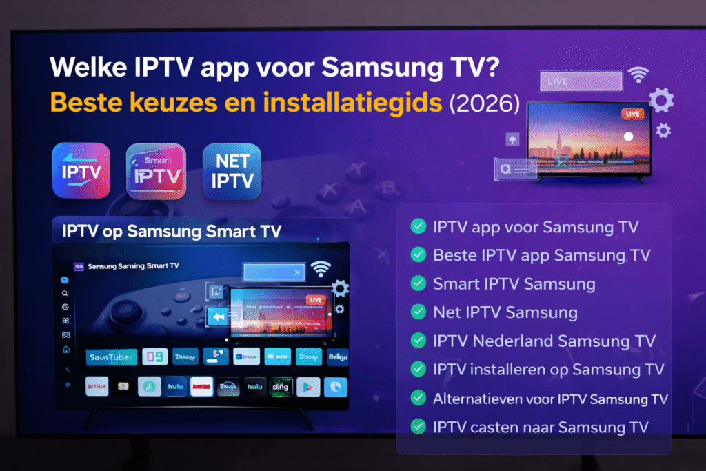Welke-IPTV-app-voor-Samsung TV