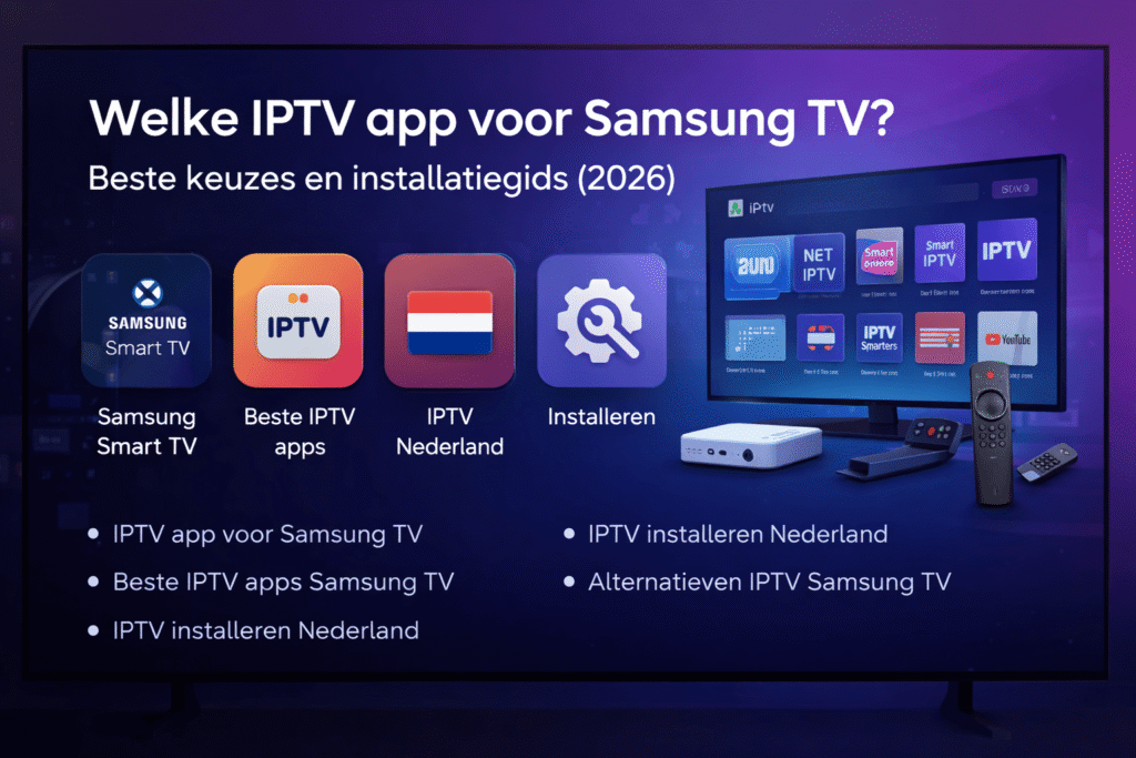 Welke-IPTV-app-voor-Samsung TV